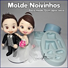 Molde Noivinhos Modeladinho - Coleção Itacy Moreno