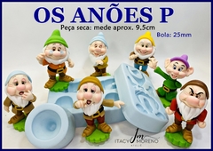 Molde Os Anões P - 9,5cm - Coleção Itacy Moreno