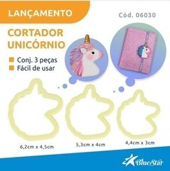 Cortador Unicórnio - 3 Pçs - Bluestar - comprar online