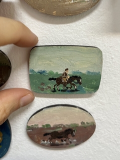 Pintura miniatura (jinetes) -Javier Velasco - comprar online