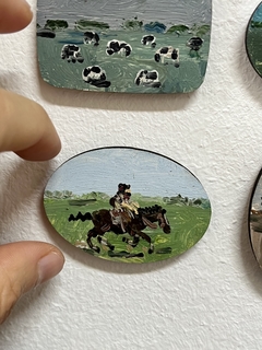 Pintura miniatura (jinetes) -Javier Velasco - ID LB