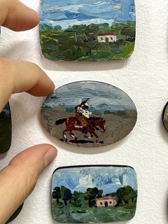 Imagen de Pintura miniatura (jinetes) -Javier Velasco