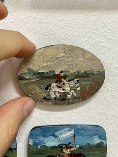 Pintura miniatura (jinetes) -Javier Velasco - comprar online