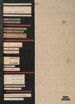 Carpeta de exposiciones 1935 - 1960 / Yente (Eugenia Crenovich)