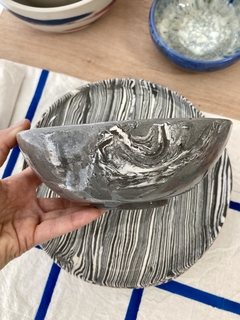 Cuenco marmolado gris - Estudio Forma