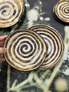 plato hondo espiral - Vild Ceramica