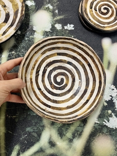 plato hondo espiral - Vild Ceramica en internet