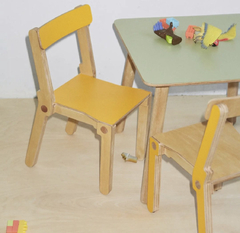 Mesa y silla infantil - Oblea - comprar online