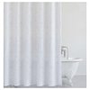 Cortina de Baño Protector y Ganchitos Super Gruesa BLANCO