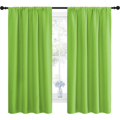 Juego Cortinas Microfibra Cortas 2 Paños 110 x 120 C/U - comprar online