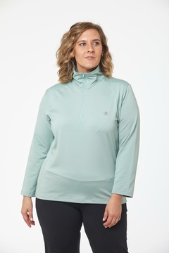 Buzo Plus size Deportivo 1/2 cierre (6821)