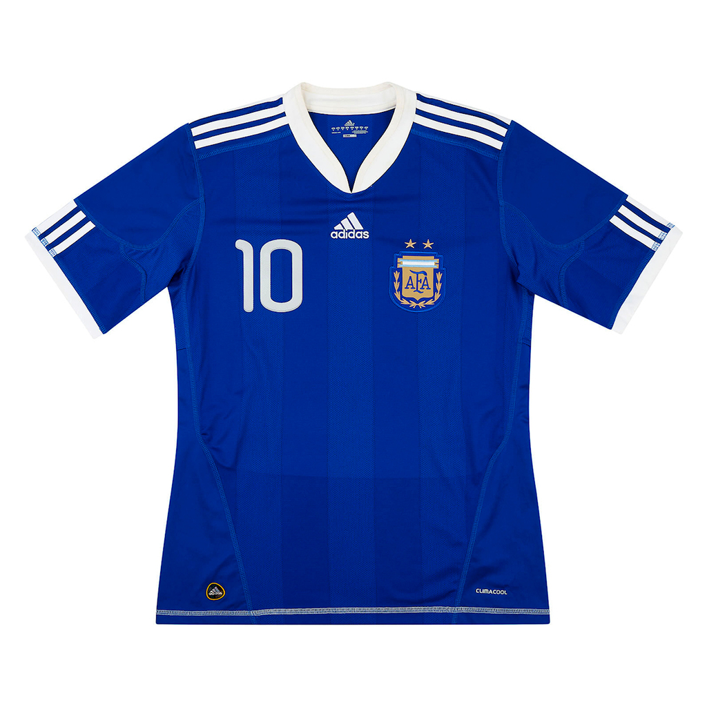 Camisa de Futebol Argentina 2010/2011 Messi Adidas | Para Fanáticos