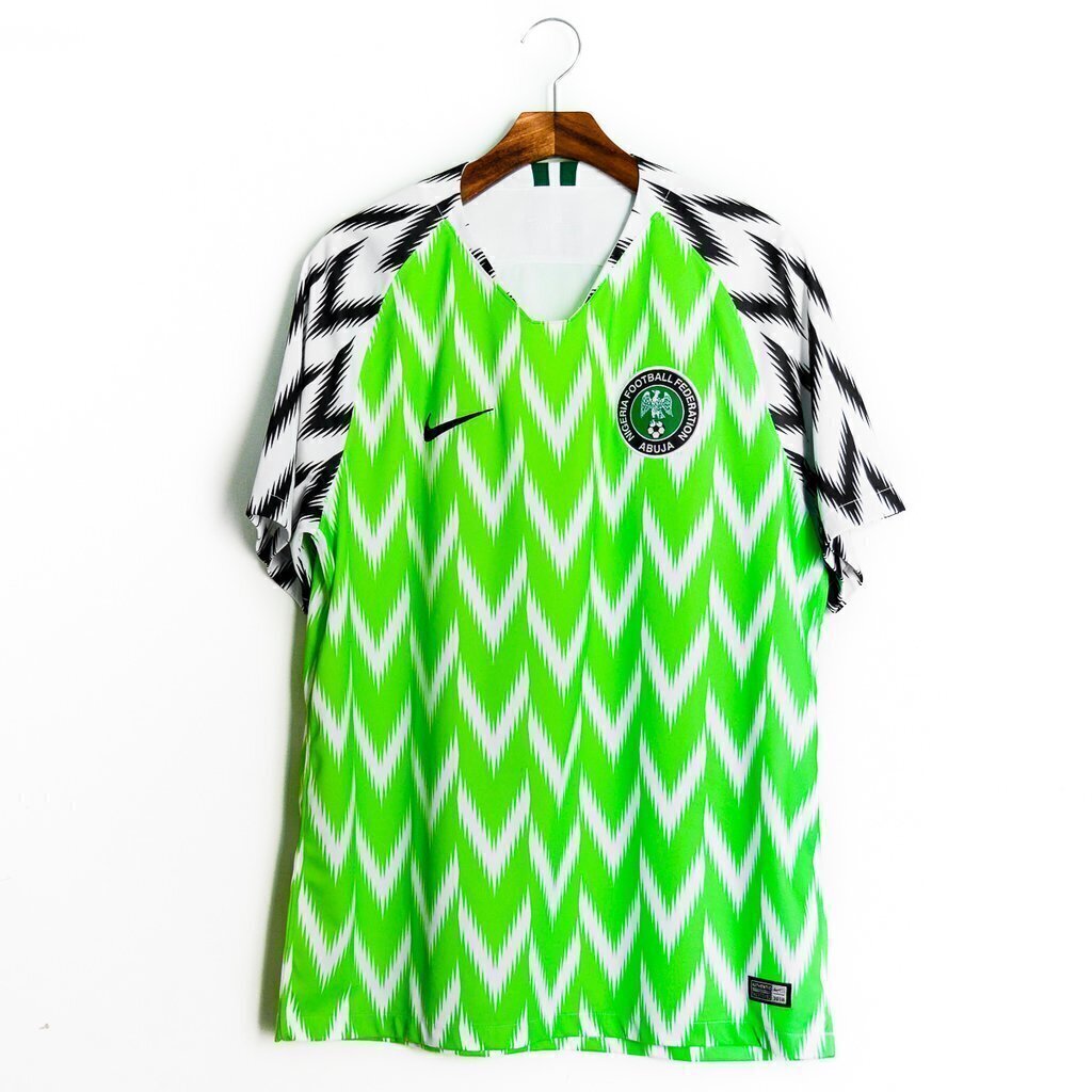 Camisa de futebol Nigeria 2018 19 Nike 893886 100