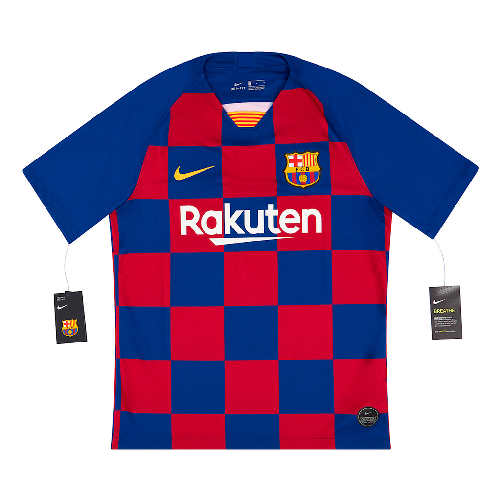 Camisa de time de futebol Barcelona 2019/2020 Nike | Para Fanáticos