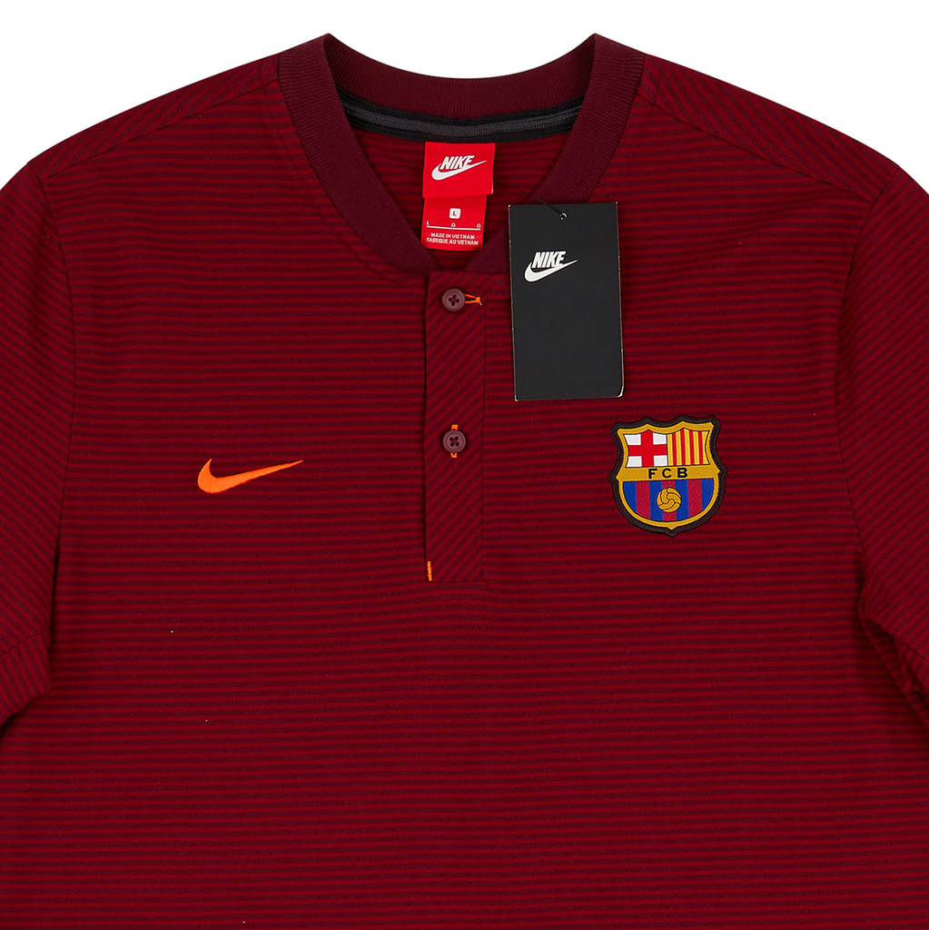Camisa Polo Barcelona 2017/2018 Nike | Para Fanáticos