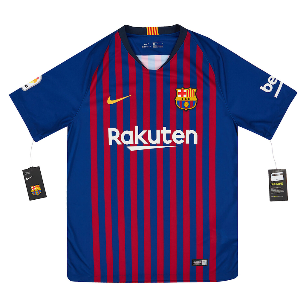 Camisa de time de futebol Barcelona 2018/2019 Nike | Para Fanáticos