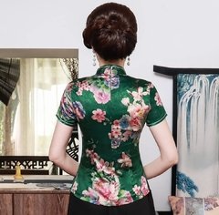 Blusa Oriental Feminina Verde * - comprar online