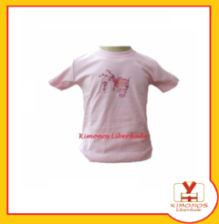 Camiseta Oriental Com Estampa Boneca Japonesa Infantil - comprar online