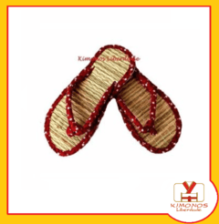 Chinelo Oriental Com Estampa De Flores - Marsala - comprar online