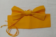 Obi ( Faixa) com laço -  Amarelo