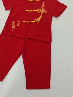 Conjunto Oriental Infantil Vermelho na internet