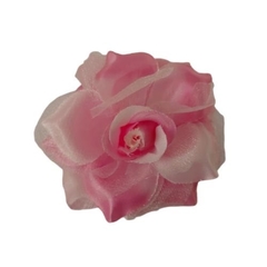 Flor Para Cabelo Enfeite - Rosa