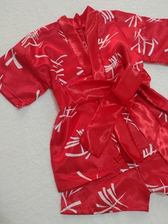 Conjunto Infantil De Cetim - Vermelho * - comprar online