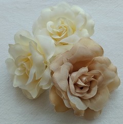 Flores para enfeite de cabelo - Kit com 3 flores ( mod 2)
