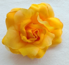 Flor Para Cabelo Enfeite - Amarela