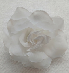 Flor Para Cabelo Enfeite - Branco