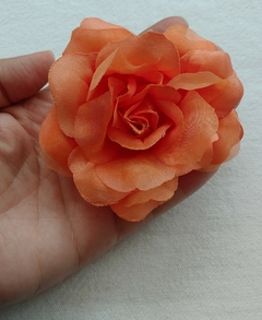 Flor Para Cabelo Enfeite - Laranja * - comprar online