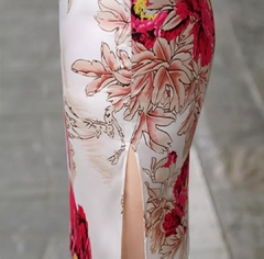 Vestido Curto Com Estampa De Flor Fortuna - Flor Rosa Pink * - loja online