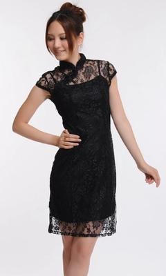 Vestido Oriental com Renda - comprar online