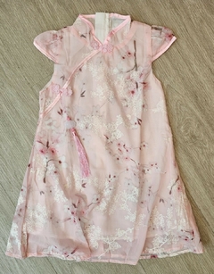 Vestido Infantil Sakura Rosa Bebê - comprar online