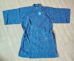Kimono Japonês Jimbei SIJIRAORI Infanto- Juvenil - Azul