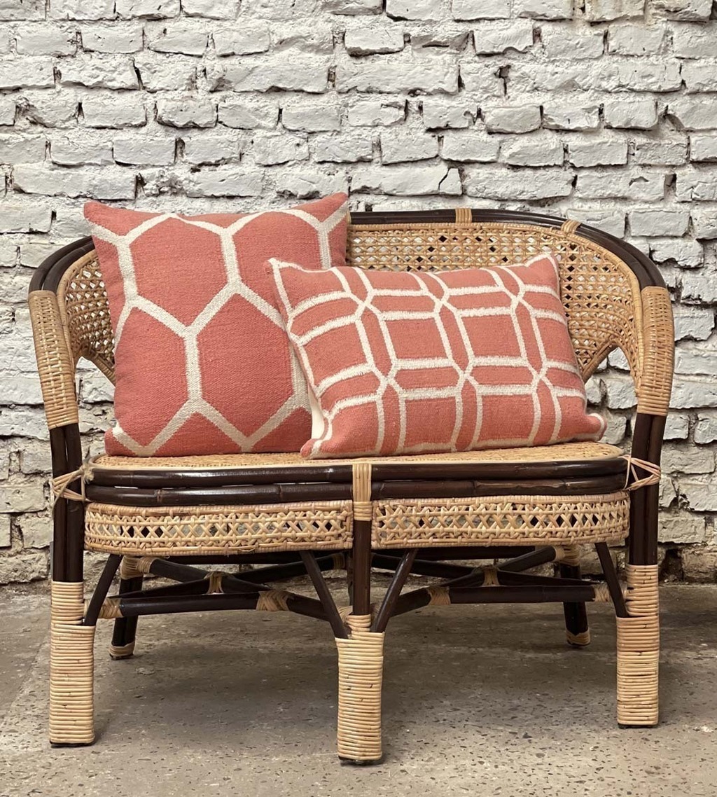 /FUNDA DE ALMOHADON GEO ROSA