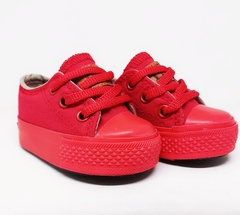 ZAPATILLAS LONA CAÑA BAJA #Red - tienda online