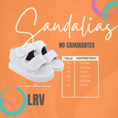 Sandalias No caminantes #Blancas - comprar online
