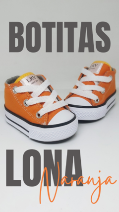 Botitas Lona #Naranja