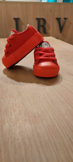 ZAPATILLAS LONA CAÑA BAJA #Red