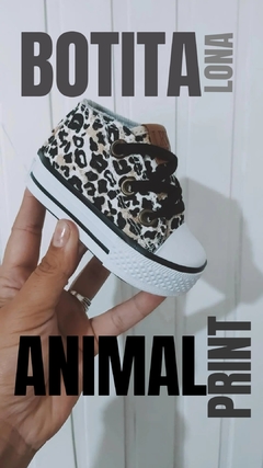 BOTITAS LONA #AnimalPrint