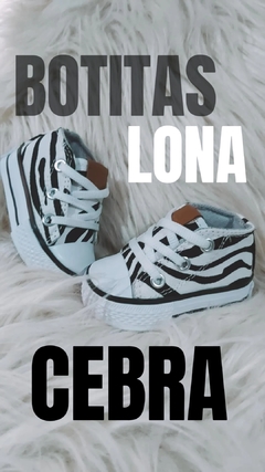 BOTITAS LONA #Cebra