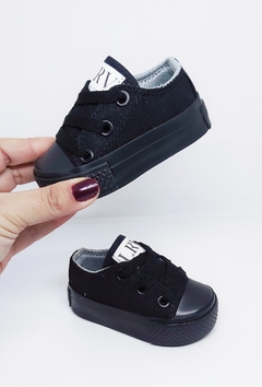 Zapatillas Lona #TotalBlack - tienda online