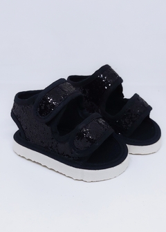 Sandalias No Caminantes #GlitterNegro - tienda online