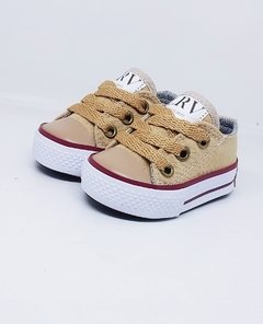 ZAPATILLAS LONA CAÑA BAJA #Beige - tienda online