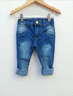 Jeans bebé roturas #AzulOscuro
