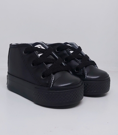 BOTITAS CUERO PU #TotalBlack - tienda online