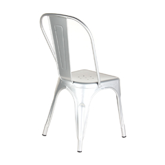 Silla Tolix de Metal Plateada Outlet - tienda online