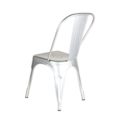 Silla Tolix de Metal Plateada Outlet