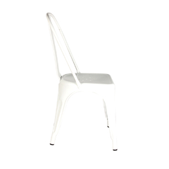 Silla Tolix de Metal Blanco Outlet - HOME KONG